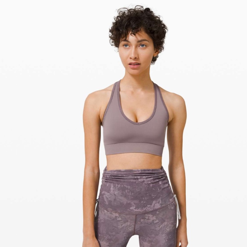 Lululemon Ebb to Street Racerback Bra *Medium Support, A/B Cup lunar rock